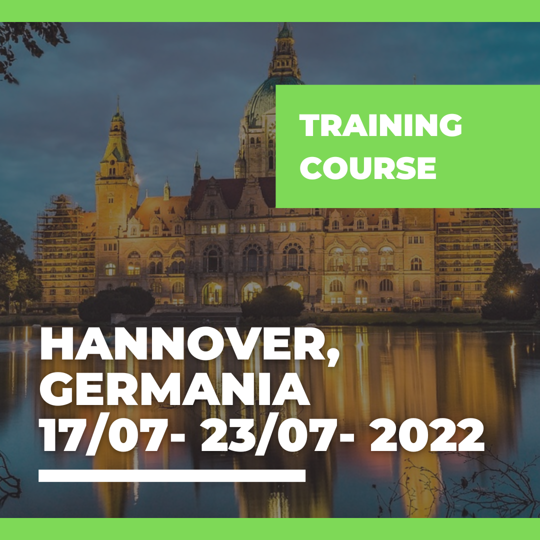 Call Erasmus+ Training Course a Hannover, Germania – 17/07- 23/07- 2022