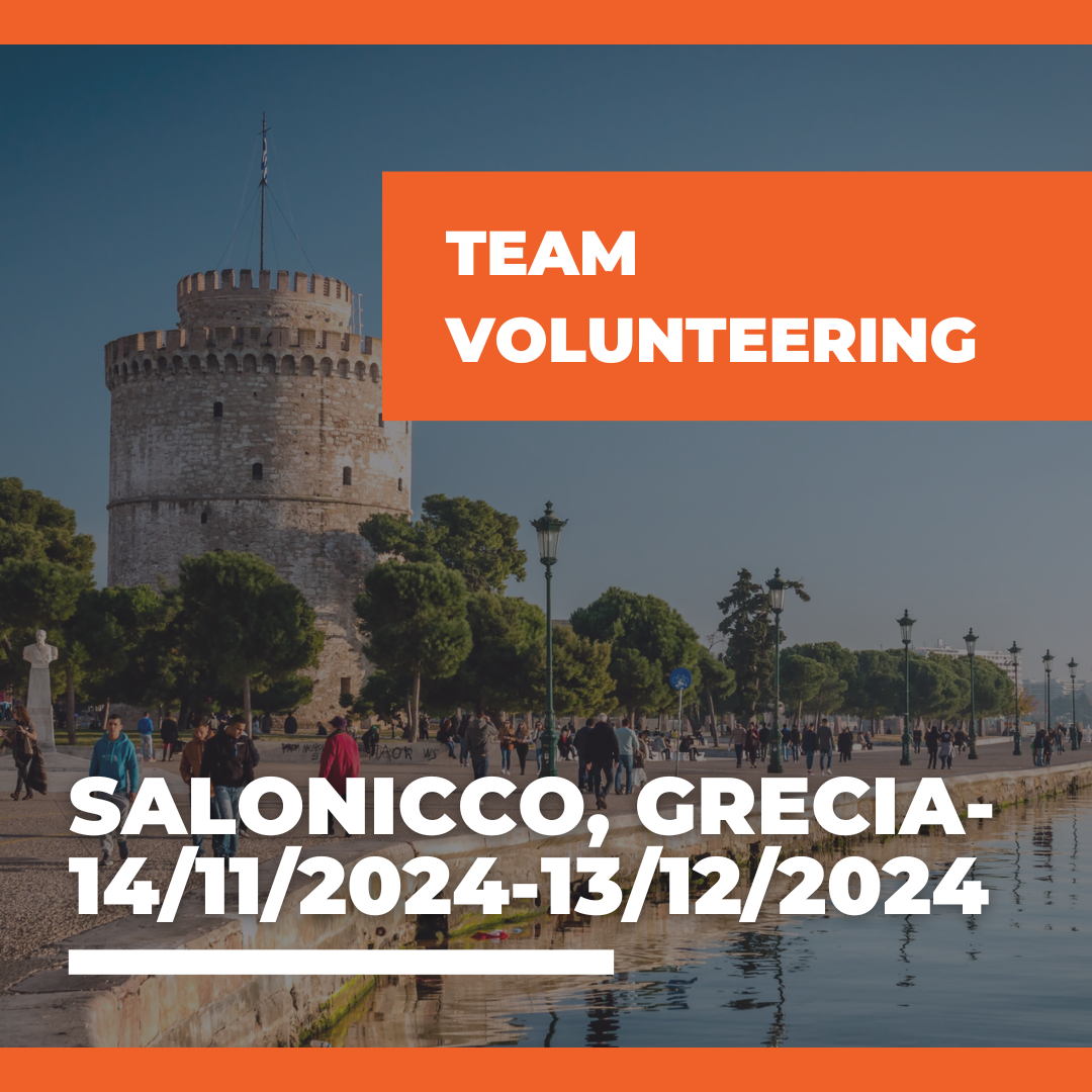 Call Team Volunteering a Salonicco, Grecia – 14/11/2024 – 13/12/2024